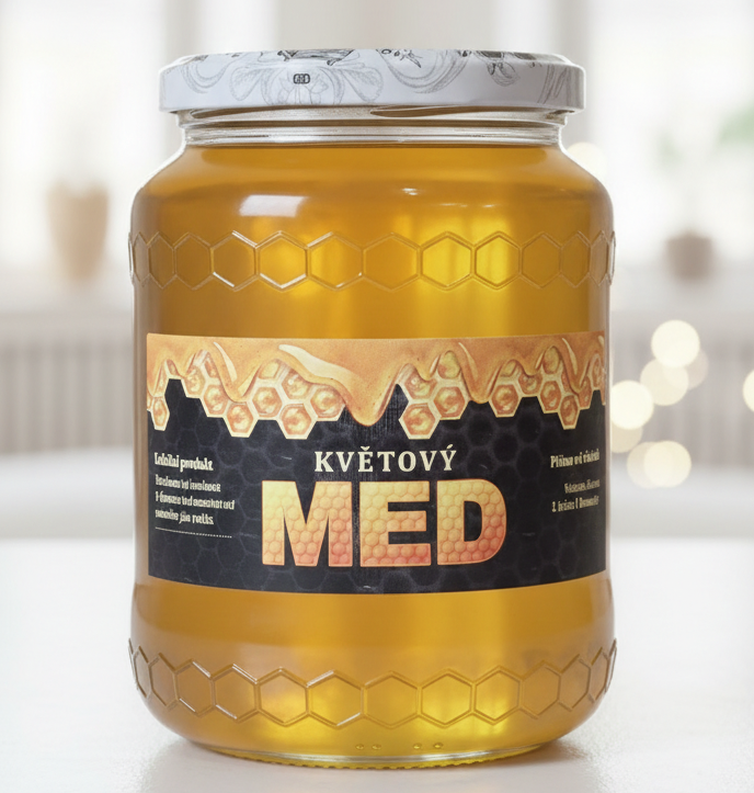 Med - smíšený květový  (1kg)